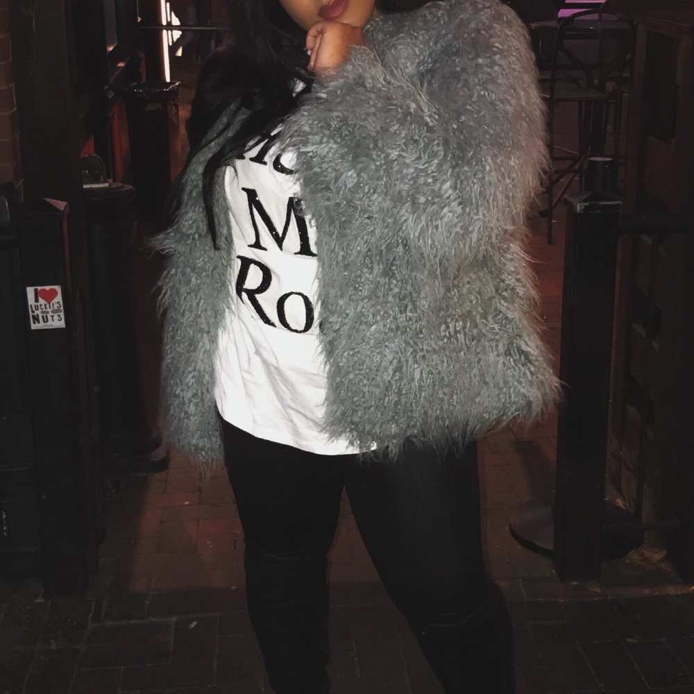 Shaggy Faux fur coat